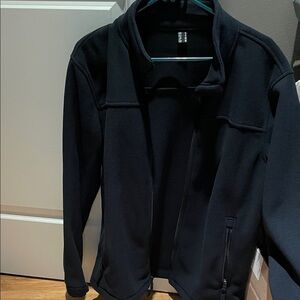 NEW Men's Black Fleece Jacket size Small